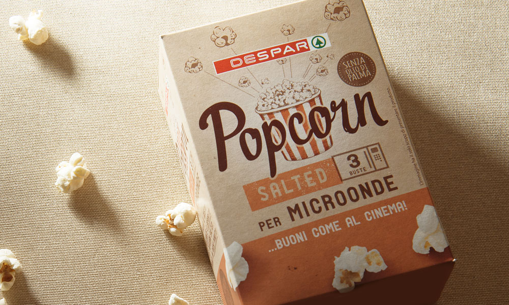 popcorn despar packaging