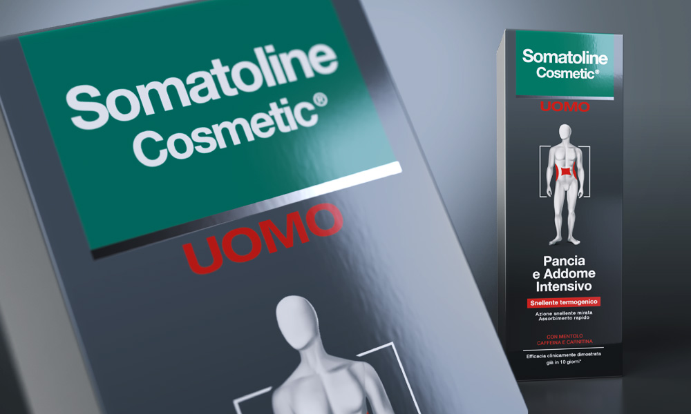 Packaging Somatoline uomo